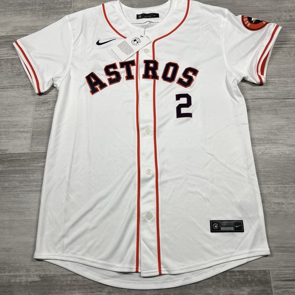 Nike Alex Bregman Jersey White Houston Astros #2 Youth XL (18/20) $125 MSRP - Picture 1 of 9